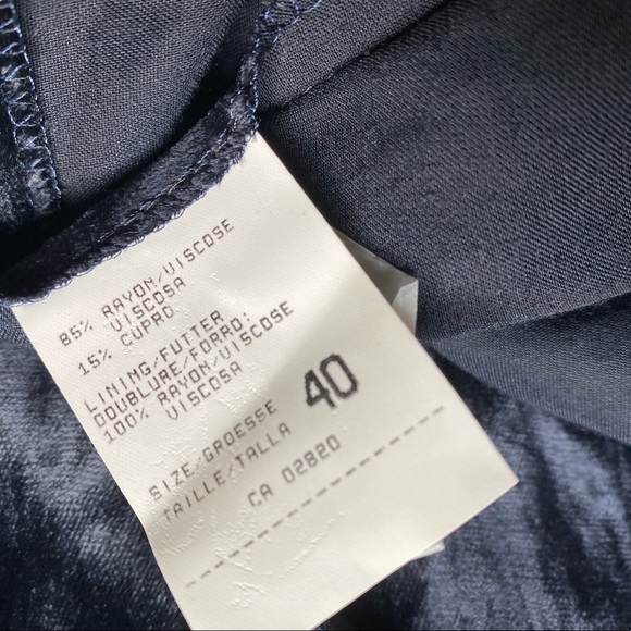 VINTAGE 90s MONDI BLACK WRAP SLEEVES DRESS Sz 40 . - Picture 6 of 16